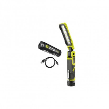 Lampe de travail RYOBI 4V USB Lithium - 650 lumens - Sans batterie ni chargeur - RLI4-0