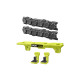 Pack RYOBI Système LINK 2 rails muraux - Étagère pour batteries 18V - 2 supports pour outils électroportatifs