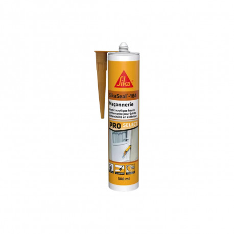 Mastic acrylique SIKA SikaSeal-184 Maçonnerie - Ton pierre - 300ml