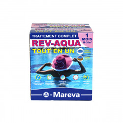 Kit Rev-Aqua MAREVA traitement complet pour piscine de 18 à 30 m3 - 1 mois - 140001U