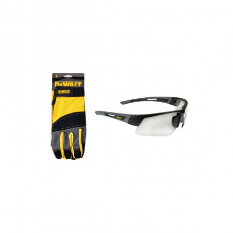 Kit DEWALT Gants taille L - Lunettes de protection