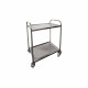 Servante 100 KG INOX 2 plateaux 610x410 mm