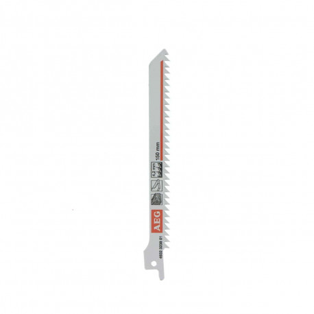 Jeu de 2 lames scie sabre AEG 4.2x150mm S744D