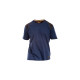 T-shirt renforcé RICA LEWIS - Homme - Taille XL - Coton bio - Bleu - WORKTS