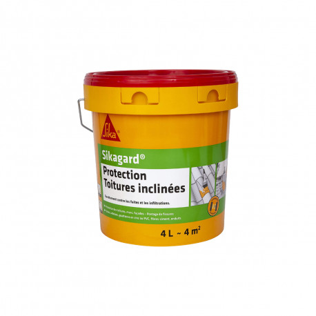 Peinture de protection SIKA Sikagard Protection Toiture inclinée - Transparent - 4L