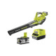 Souffleur RYOBI Turbo Jet Brushless - 18V - 1 batterie 4,0Ah - 1 chargeur rapide - RY18BLXA-140