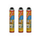 Lot de 3 mousses expansive extrudable au pistolet - SIKA Boom G - Beige - 750ml